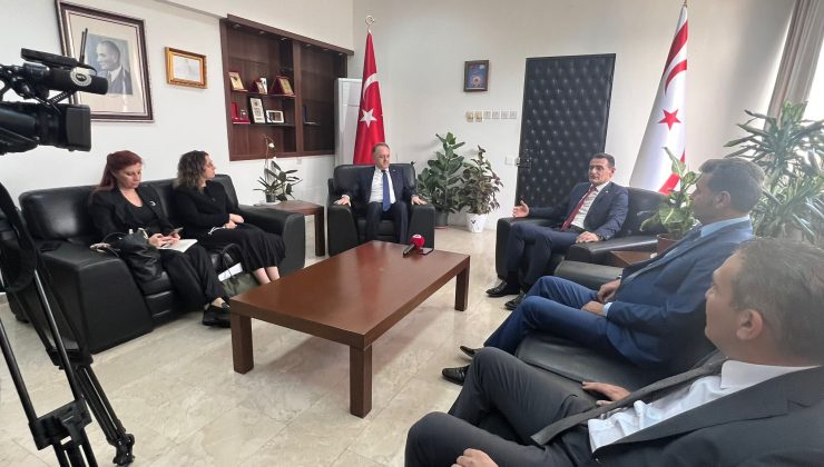 İçişleri Bakanı Dursun Oğuz Türkiye’nin Kültür Bakan Yardımcısı ile görüştü