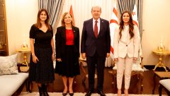 Cumhurbaşkanı Ersin Tatar İş Kadınları Derneği heyetini kabul etti