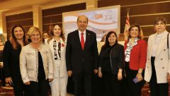 Cumhurbaşkanı Tatar “Kuruluşunun 40’ıncı yılında Kuzey Kıbrıs Türk Cumhuriyeti geçmişten geleceğe” paneline katıldı