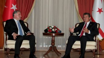 Başbakan Ünal Üstel, T.C Gençlik ve Spor Bakanı Osman Aşkın Bak ile görüştü