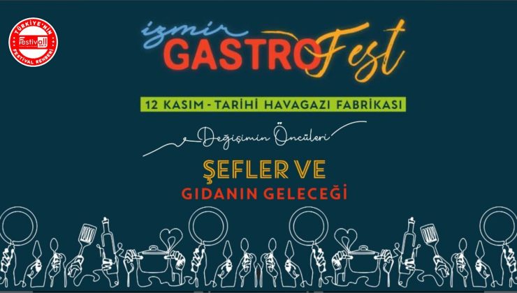 İzmir GastroFest, “Değişimin Öncüleri ve Gıdanın Geleceği” temasını işliyor