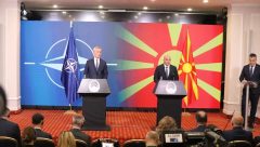NATO Genel Sekreteri Stoltenberg, Kuzey Makedonya’yı ziyaret etti: