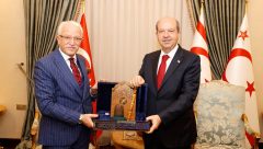 Cumhurbaşkanı Ersin Tatar, Necmettin Erbakan Üniversitesi heyetini kabul etti