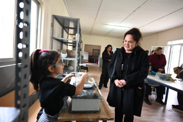Başbakan Ünal Üstel’in eşi Zerrin Üstel, Diş Tarama etkinliğine katıldı