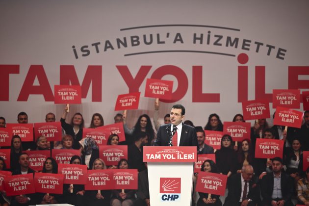 CHP’nin İBB adayı Ekrem İmamoğlu seçim kampanyasına başladı
