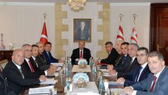 Cumhurbaşkanı Tatar başkanlığında üst düzey toplantı yapıldı