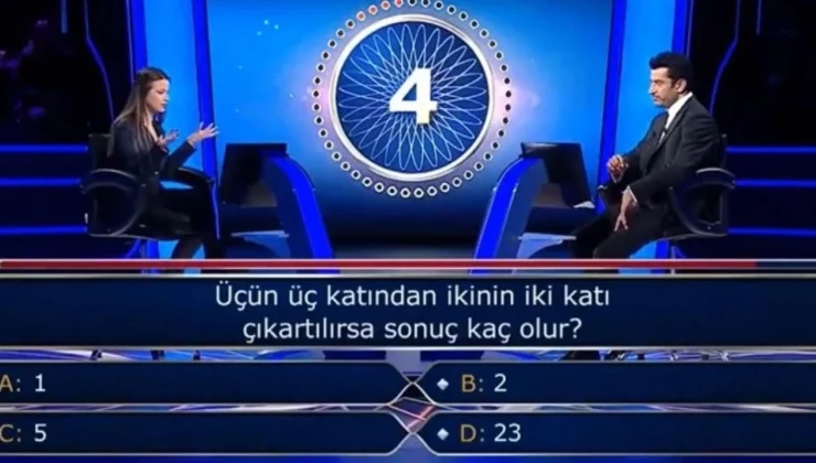 Kim Milyoner Olmak İster’de şaşırtan anlar: Üniversite mezunu genç 9-4 sorusunu cevaplayamadı