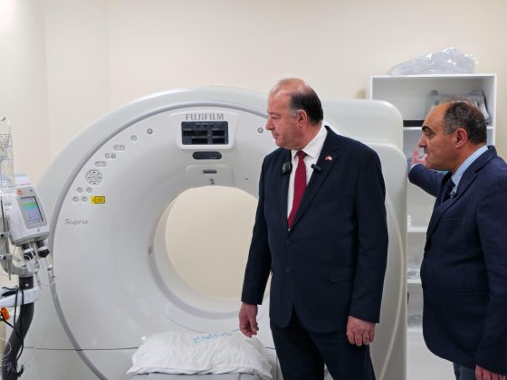 Gazimağusa Devlet Hastanesine yeni tomografi cihazı