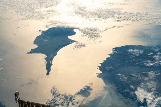 Gezeravcı, uzaydan çektiği Kıbrıs fotoğraflarını paylaştı