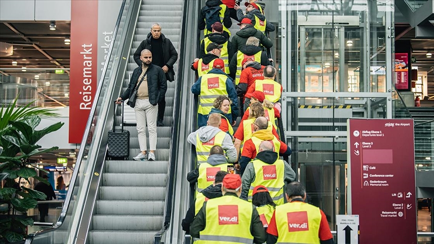 Lufthansa’nın yolcu alanındaki yer hizmetleri personeli 2 günlük greve gidecek