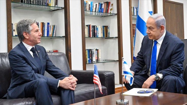 Netanyahu, ABD Dışişleri Bakanı Blinken ile görüştü