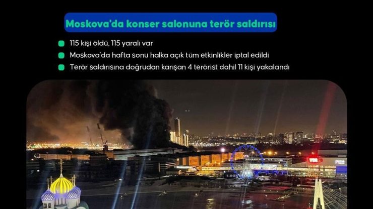 Rusya: “Moskova’daki terör saldırısında ölenlerin sayısı 115’e yükseldi”