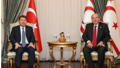 Cumhurbaşkanı Ersin Tatar, İsias duruşması öncesinde Türkiye Adalet Bakanı Tunç ile görüştü