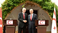 Cumhurbaşkanı Tatar ve Türkiye Cumhurbaşkanı Erdoğan bayramlaştı