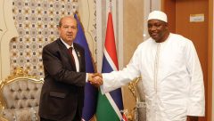 Cumhurbaşkanı Tatar, Gambiya Cumhurbaşkanı Barrow ile önemli görüşme gerçekleştirdi