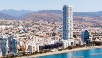 Güney Kıbrıs’ın en yüksek gökdeleni “Aura” inşa ediliyor