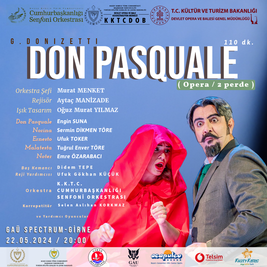 “Don Pasquale” operası sahneleniyor