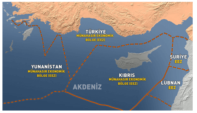 Dışişleri Bakanlığı’ndan AB’nin Doğu Akdeniz haritalarına tepki