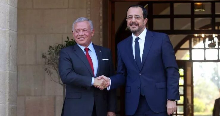 Yunanistan, Ürdün ve GKRY liderlerinden Güney Kıbrıs’ta üçlü zirve