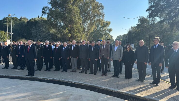 67 yıl önceki direniş anıldı: Lefkoşa Şehitler Abidesi’nde tören düzenlendi